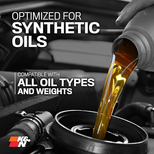 K&N Oil Filter: 20,000 Mile Engine Protection, High Efficiency, HP-7020 - size: (Pack of 1)