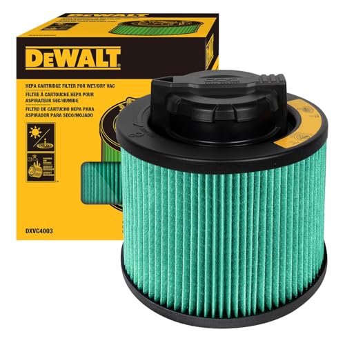 DEWALT HEPA Shop Vac Filter Replacement DXVC4003 - style: DXVC4003