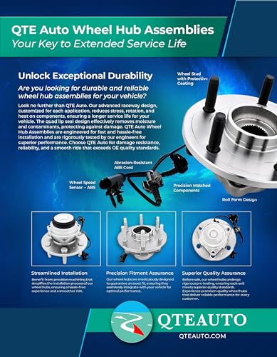 PM Auto Front Wheel Hub Bearing Assembly Compatible with 2002-2005 BMW 745I