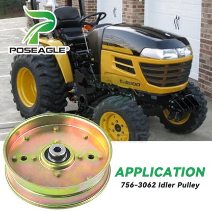 756-3062 Idler Pulley for Cub Cadet 291 5252 5418F 614 811 Mowers - size: 1x756-3062