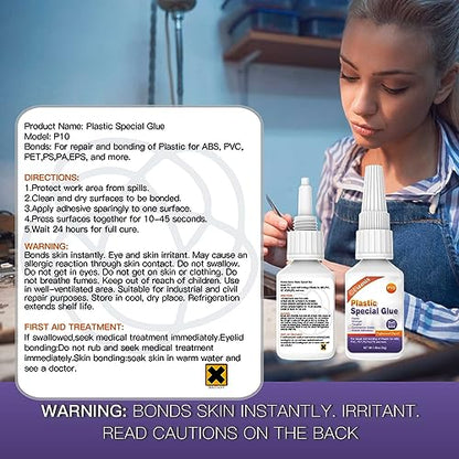 30g Plastic Glue, Instant Super Glue for Plastic - size: Plastic Glue