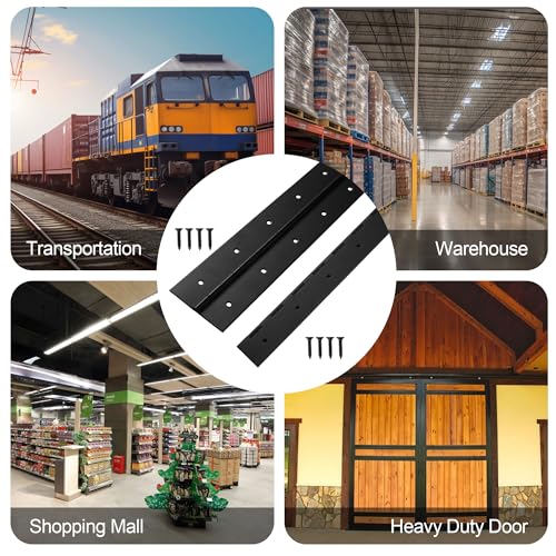 2 Pcs Heavy Duty Piano Hinge 36 Inch x 3 Inch Width, True 0.060'' Thick Stainless Steel Black Piano Hinge for Heavy Duty Cabinet, Door, Toolbox, Wooden Box, Metal Plate, Furniture, Industrial Project - size: 36 Inch (2PCS)