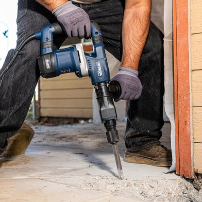 Stark USA Demolition Hammer, 1200W Electric Chipping Hammer, 3100BPM Maximum Anti-Vibration Handle 14J