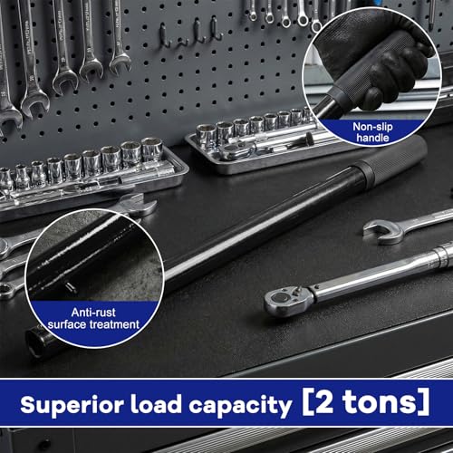 2 Ton Jack Handle Replacement, Horizontal Hydraulic Jack Handle Replacement Kit with Gloves, Anti-Slip Grip Steel Jack Lifting Handles for Most Vehicles, Car Accessories (Black) - color: Black, 2 Ton