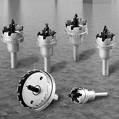 EZARC Carbide Hole Saw Heavy Duty, Hole Cutter for Stainless Steel, Sheet Metal 1-1/8" 29mm - size: 1-1/8" | 29mm, style: Single Pack