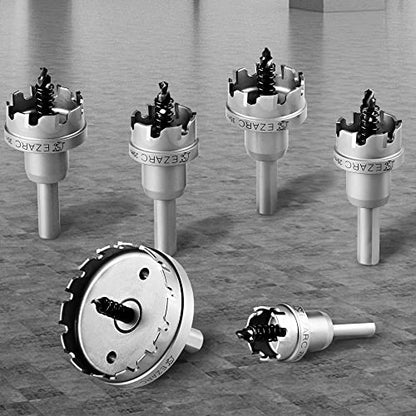 EZARC Carbide Hole Saw Heavy Duty, Hole Cutter for Stainless Steel, Sheet Metal 1-1/2" 38mm - size: 1-1/2" | 38mm, style: Single Pack