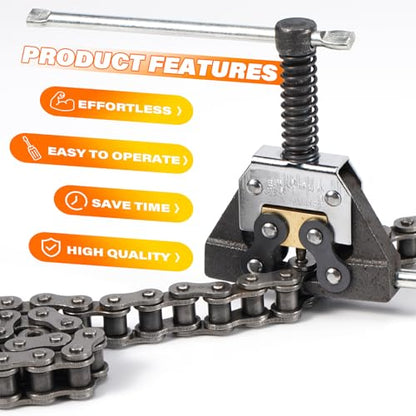 Roller Chain Detacher Tool for Chain Size 420 428 520 525 530 630 Roller Chain Motorcycle Go Kart ATV Chains Breaker
