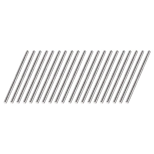 uxcell 2mm x 50mm 304 Stainless Steel Solid Round Rod for Drift Punches DIY Craft Model Plane Model Ship Model Cars - 20pcs - size: 2mm x 50mm