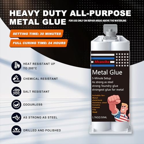 Heavy Duty Metal on Metal Glue - Weld Epoxy, 3-Pack 5.28oz - color: 3pcs