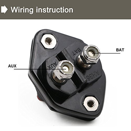 40A Circuit Breaker Manual Reset, Mid Range Mini Fuse DC 12-32V - size: Panel Mount-40A