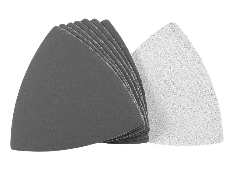 Silicon Carbide Triangular Sandpaper fit 3-1/2" Oscillating Multi-Tool Use 1000Grit 8pcs - style: 1000 Grit 8pcs