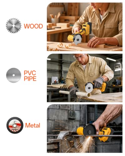 3" Mini Circular Saw Compatible With Dewalt 20V Battery(NO Battery)