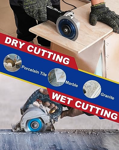 5" Super Thin Diamond Tile Blade Porcelain Cutting Blade for Cutting Granite Marble Ceramics Porcelain Tiles - size: 5"