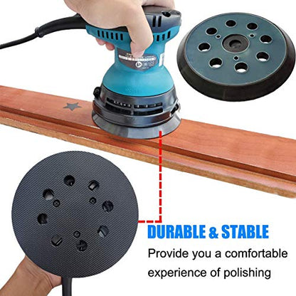 5 Inch Sander Replacement Pad for DeWalt & Makita - Fit DeWalt D26451, D26453, DW421, DW423, DW4388, Makita BO5041/K, BO5010/K, BO5030/K, BO5031/K, XOB01Z Random Orbital Sanders - style: 1 Pack