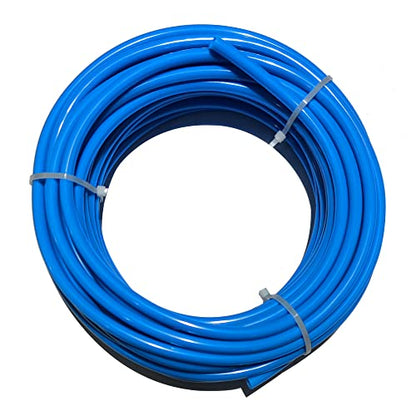 Beduan 6mm x 4mm Blue Pneumatic Tubing Pipe PU Polyurethane Air Compressor Tubing Hose Pipe Line Fluid Transfer 39.4ft 12 Meter - color: Blue, size: 6mmx4mm-12m