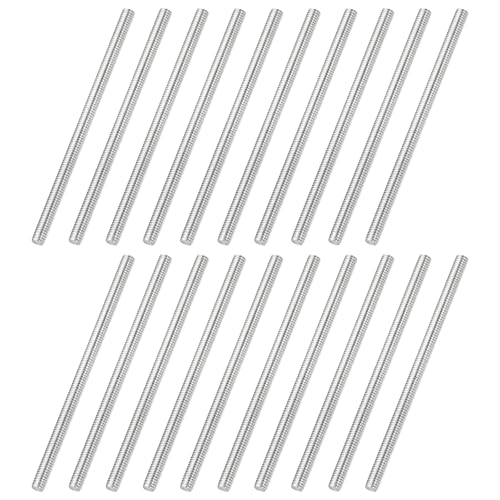 uxcell 20Pcs Fully Threaded Rod M2.5 x 0.45mm Pitch 45mm/1.8 Inch Threaded - size: M2.5x0.45mmx45mm