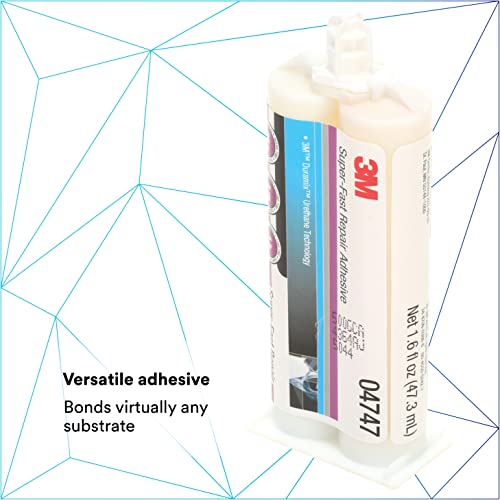 3M 04747-12PK Duramix Super Fast Adhesive - 50 ml (Pack of 6) - size: 12