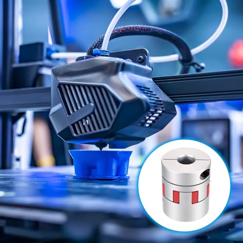 MECCANIXITY Aluminum Shaft Coupling Shaft Coupler 16mm to 22mm Flexible Spider Coupling L50mm x D40mm Coupler Jaw Spider Shaft Joint Connector for 3D Printers DIY CNC Router Milling Machine - size: 16mm to 22mm