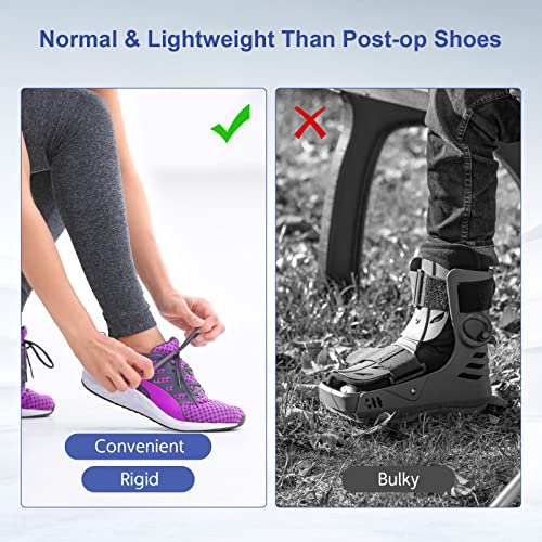 Carbon Fiber Insole 1 Piece, FAKILO Carbon Fiber Foot Plate Shoes Insert for Women Men, Rigid Support for Hallux Rigidus, Turf Toe, Foot Fractures, Mortons Toe - 233mm - size: 233mm - Women's Size 7-7.5, Men's 6-6.5