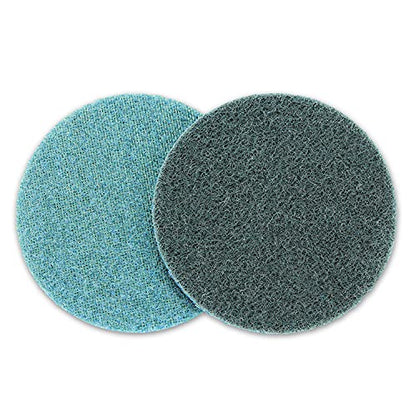 BHA 5" Hook & Loop Surface Conditioning Discs, Blue (Fine) - 10 Pack - size: Blue (Fine)