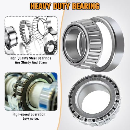 HITCHVOGER 4Set 3500LB L68149 L44649 Trailer Hub Bearings Kits. - size: 4 Sets L68149 L44649 Trailer Bearings