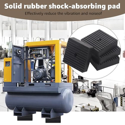 4 Pcs Solid Shock Pad for Air Compressor Pads or Equipment Shock Absorbing