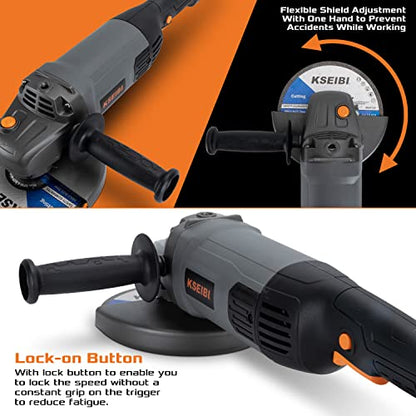 KSEIBI 711955 Angle Grinder 7 inch - style: Angled