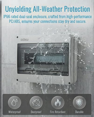 12 Way HT Circuit Breaker Box, Distribution Protection Box - size: 12Way-255x200x105 MM