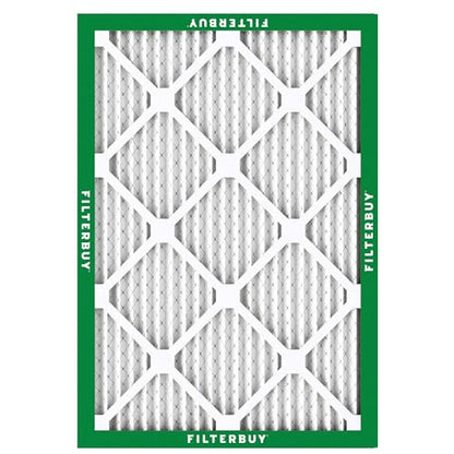 Filterbuy 19.5x23.5x1 Air Filter MERV 8 Dust & Allergy Defense (4-Pack) - size: 19.5x23.5x1