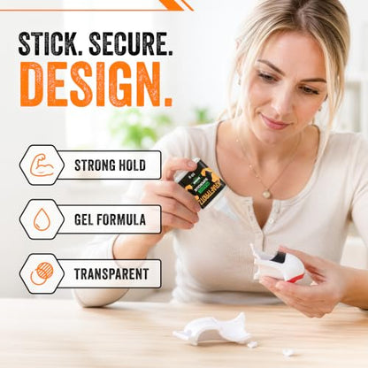 Plastic Super Glue Gel 1.75 oz - Acrylic PVC ABS Crafts Instant Adhesive - size: GEL 1.75oz/50g