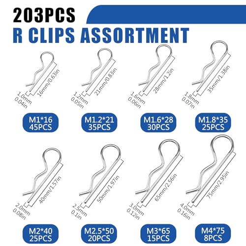 365PCS Trailer Hitch Pin Assortment Kit