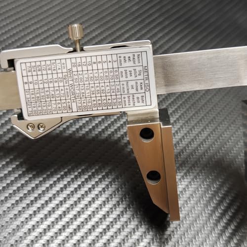 Digital Calipers with Large Measuring Faces for Wire Rope, Electronic Caliper Measuring Tool, Stainless Steel, Measuring Range 0-150mm/6 Inch, Resolution: 0.01mm (12 Inch) - size: 12 Inch