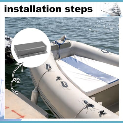 Boat Dock Bumpers Heavy-Duty Marine - color: Gray, size: 17 x 6 x 3.5"