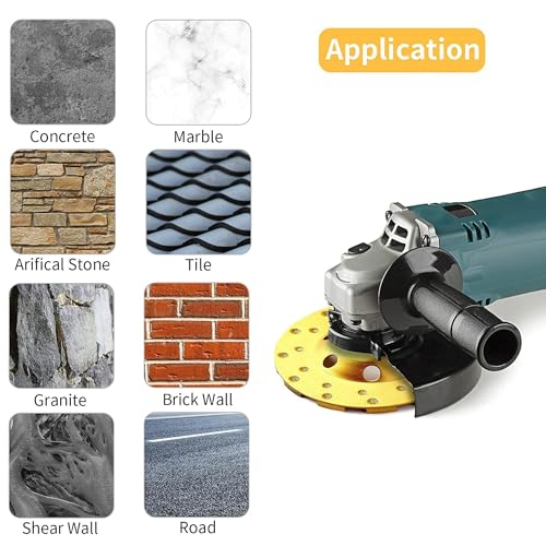 4 Inch Concrete Stone Ceramic Turbo Diamond Grinding Cup Wheel,12 Segs Heavy Duty Angle Grinder Wheels for Angle Grinder(4 Pieces) - style: 4 Pieces