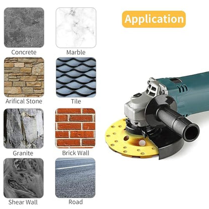 4 Inch Concrete Stone Ceramic Turbo Diamond Grinding Cup Wheel,12 Segs Heavy Duty Angle Grinder Wheels for Angle Grinder(4 Pieces) - style: 4 Pieces