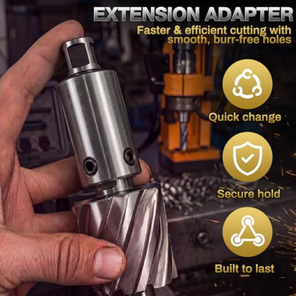 Annular Cutter Extension 3‘’/75mm for 3/4" Weldon Shank - size: 3‘’/75mm