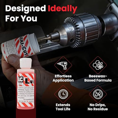Drilling and Tapping Gel | Drill Cutting Oil for Drilling Metal | Tapping Fluid | Drill Cutting Fluid | Metal Cutting Fluid | Made in USA
