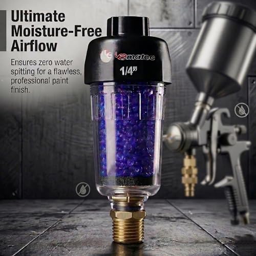 LE LEMATEC Inline Air Dryer & Desiccant Filter for Paint Spray Gun - size: 30-1/2 x 54-1/4 inches