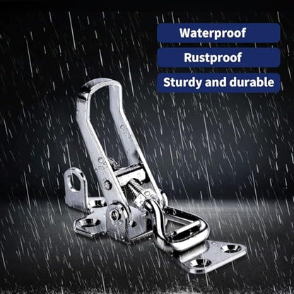 316 Stainless Steel Toggle Latch Clamp Marine Cabinet Hinge Lockable