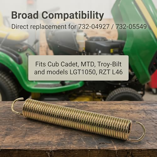 732-04927 Extension Spring 2-Pack for Cub Cadet Lawn Tractor, Deck Spring