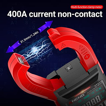 ANENG TRMS Multimeter,600A AC/DC Clamp Meter,Auto Ranging,NCV,Temperature