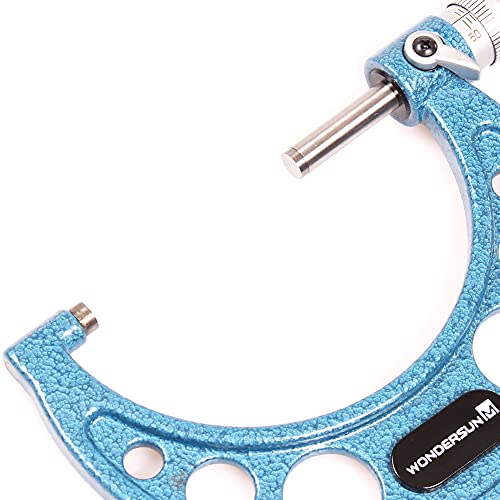 Outside Micrometer 2-3" Measuring Range,0.0001" Graduation for Machinists,Professional Precision Tool for Accurate Measurements - size: Outside Micrometer (2-3" Range)