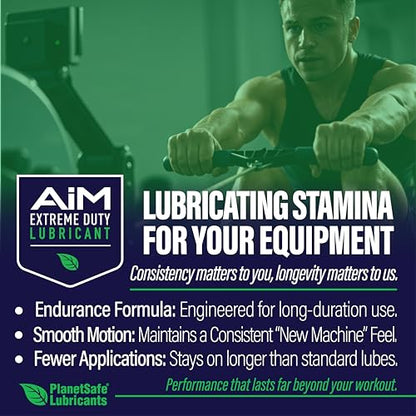PlanetSafe Lubricants AiM Exercise Equipment Lube Kit, 4 oz + 0.25 oz - size: Small Bundle
