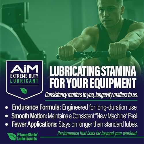 PlanetSafe Lubricants Home & Industrial Gym Equipment Maintenance Kit: AiM Extreme Duty Lubricant & AiM Grease Bundle with Precision Applicator - Large Kit - size: Large Bundle