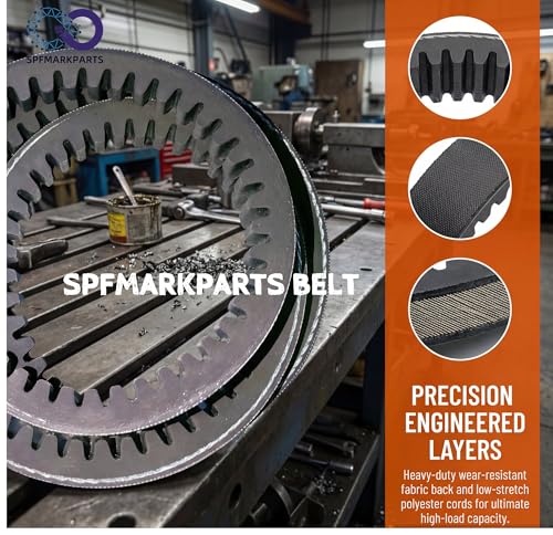 SPF Cogged Time Cutter Drive Belt 1/2" x 58" Compatible with Lawn Mower Exmk Toro 119-3309 119-3309-SL TimeCutter ZS3200 ZS3200S ZS4200 SS3200 SS4200 SS4235 SS4260 MX4260 - size: 1/2" x 58"