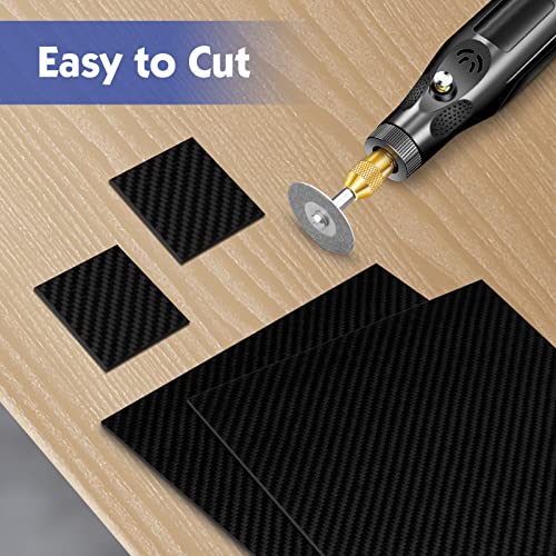Carbon Fiber Sheets 200X200X0.5MM -FAKILO 100% 3K Twill Matte Carbon Fiber Plate for Handmade DIY Wallet Model Part Repair Panel - size: 200X200X0.5MM, style: Twill