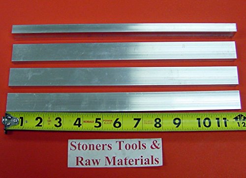 4 Pieces 3/8" X 1" Aluminum 6061 Flat BAR 12" Long Solid T6511 .375" Mill Stock
