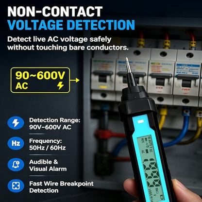 allsun EM3218A True RMS Pen Multimeter, NCV Electrical Tester