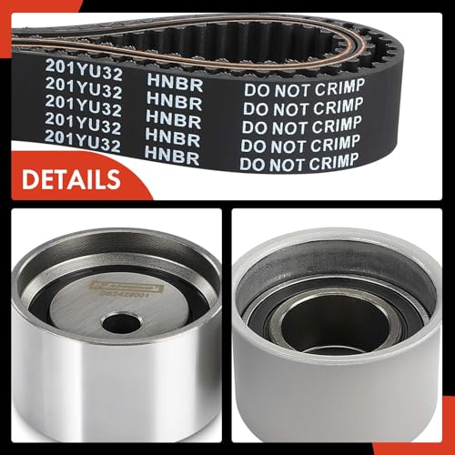 A-Premium Engine Timing Belt Kit Compatible with Mitsubishi 2001-2006