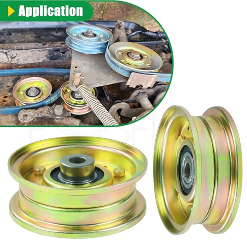 756-04224 Flat Idler Pulley for Cub Cadet LT1050 LT1042 LT1045 Deck - color: T8 1x756-0981